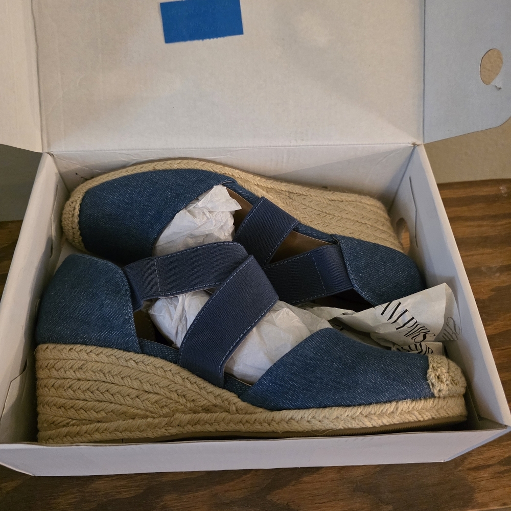 Women Dream Pairs Denim Blue Size 6.5